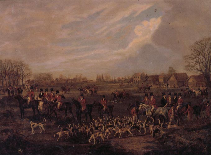 The Essex Hunt,1831 A set of Four Paintings